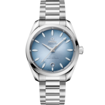 Seamaster Aqua Terra 150M 38 mm, acier sur acier - 220.10.38.20.03.004