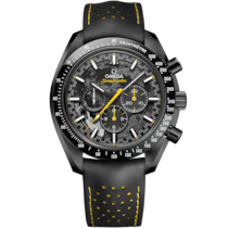 Speedmaster Dark Side of the Moon 44,25 mm, céramique noire sur bracelet caoutchouc - 310.92.44.50.01.001